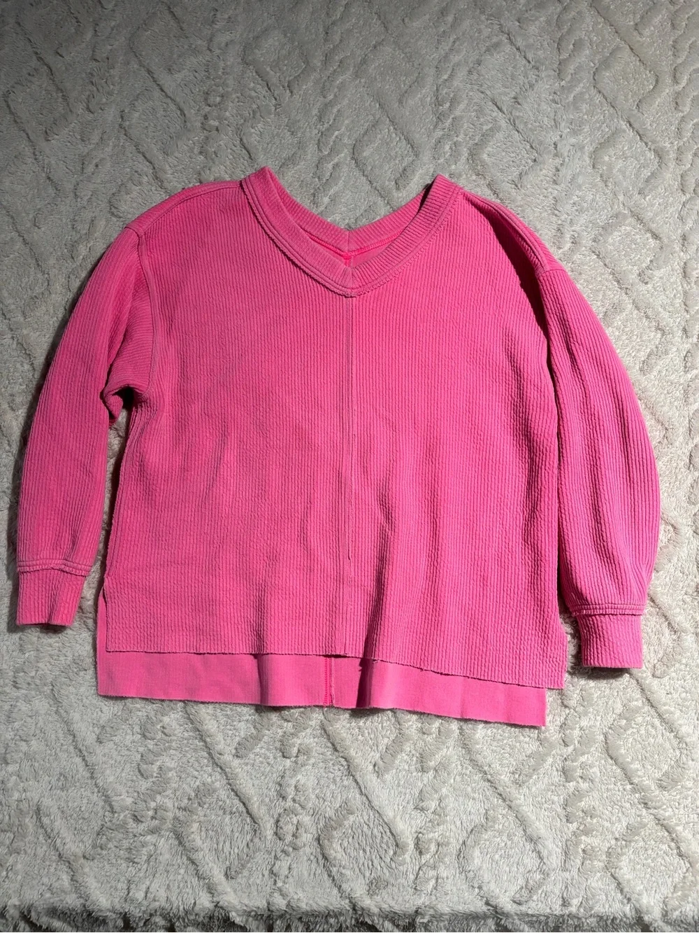 Aerie xsmall pink vneck sweater